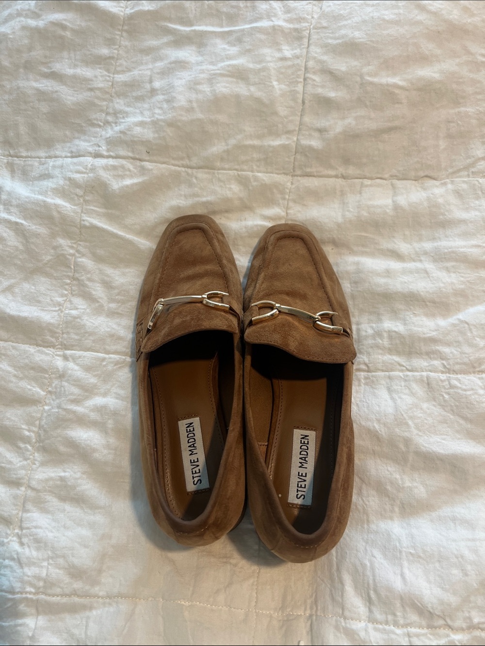 Steve Madden Brown Suede Loafers